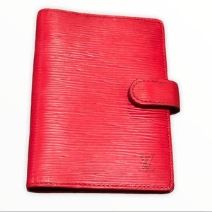 Louis Vuitton Agenda PM Epi Leather Red